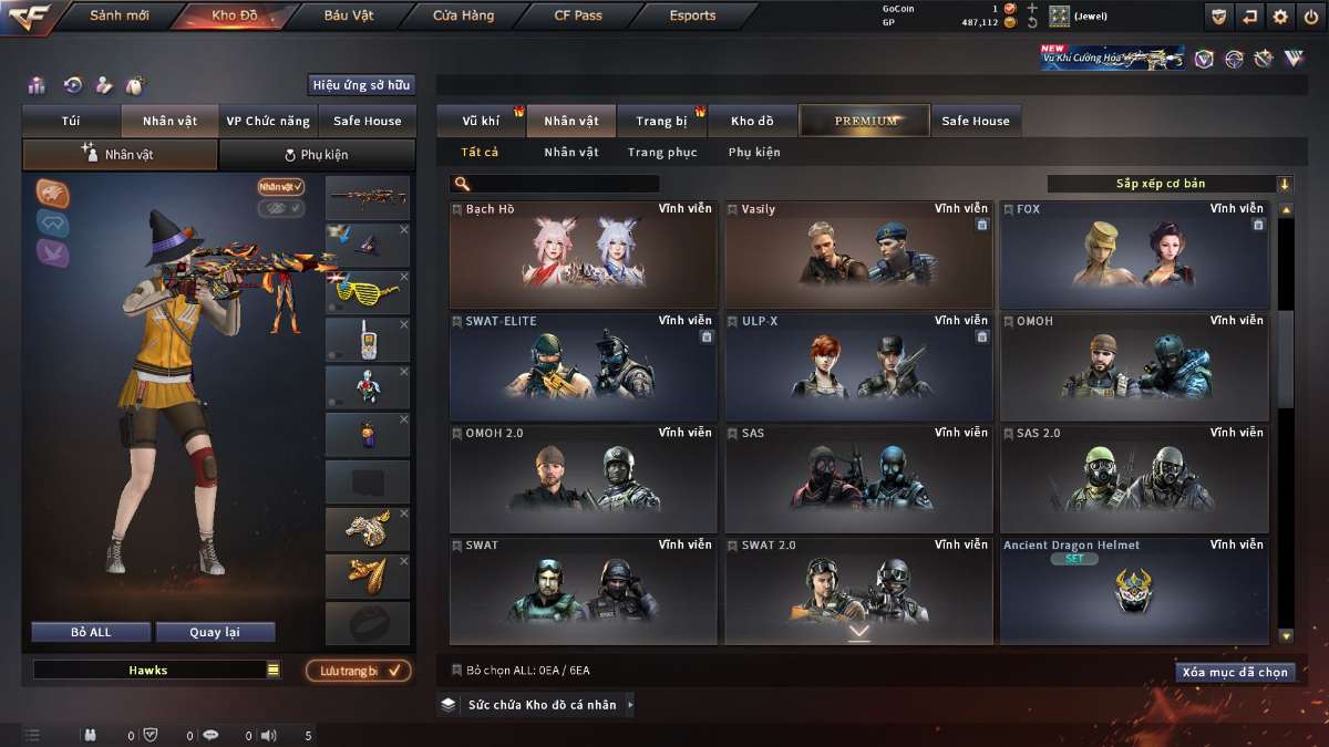 shop acc cf uy tin gia re